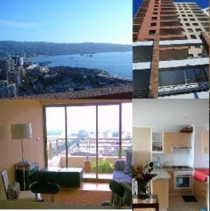 Guillermo Salgado Anuncios de Propiedades en Valpara&iacute;so |  arriendo departamento nuevo amoblado valparaiso, vista mar, gran ubicacion, edificio de calidad y con seguridad 
