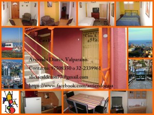 Alicia Calderon Anuncios de Propiedades en Valpara&iacute;so |  Arriendo en valparaiso casa amoblada, dias, semanas, fono 97508350, Avenida alemania, valparaiso, central, independiente, renovada, wifi